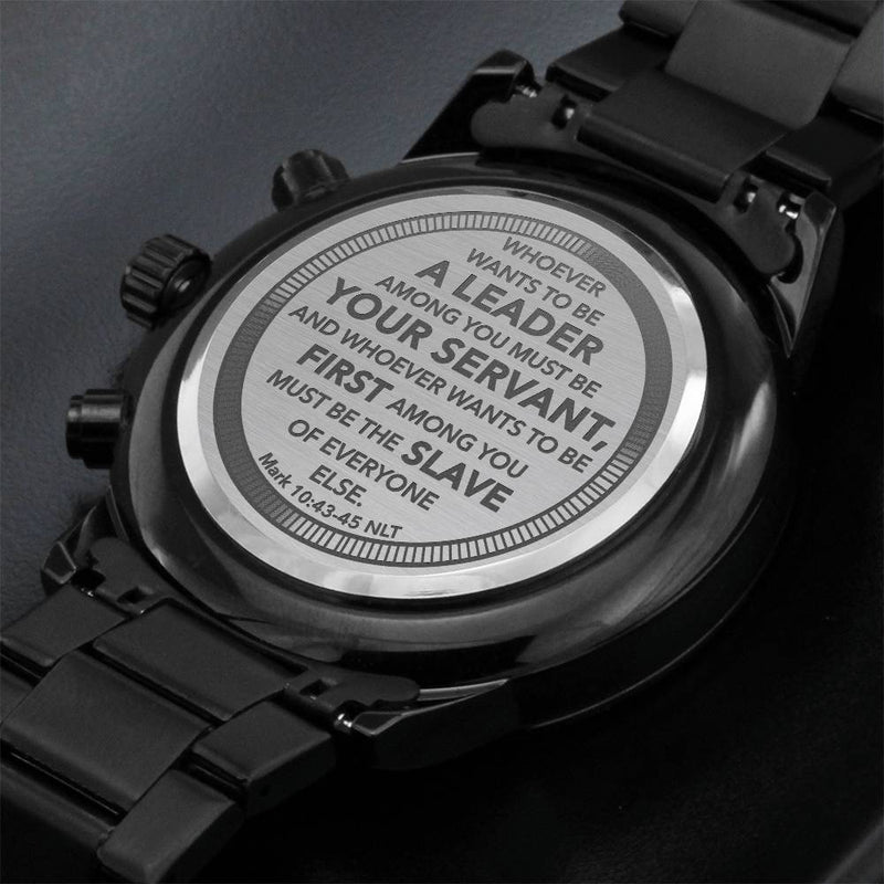 Whoever Wants to Be a Leader (Mark 1043) – Men's Watch
